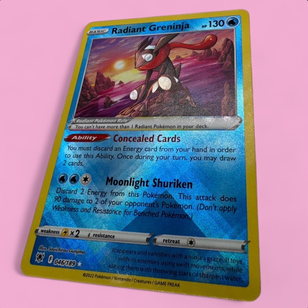 Radiant Greninja 046/189 Pokémon Card